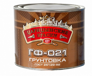 Грунтовка ГФ-021 1,9 кг серая ЦАРСКИЕ КРАСКИ