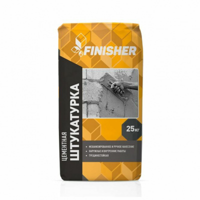 Штукатурка цементная РМН Finisher 25кг (60шт/под)