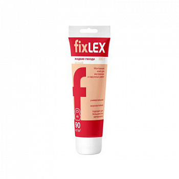 Гвозди жидкие  FIXLEX белый 300 мл (20шт)