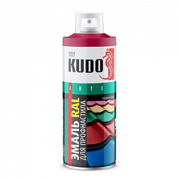 Краска аэрозольная Kudo KU-09003R, 520 мл, сигнальный белый 9003