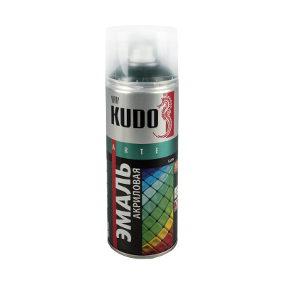 Краска аэрозольная Kudo KU-08017R, 520 мл, серо-коричневая 8019